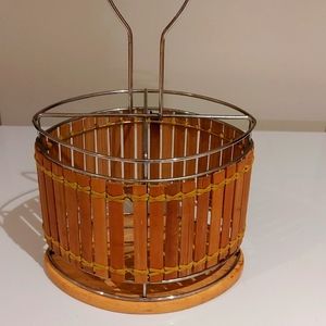 Mix&Match 3/$25 - VTG Wooden Utensil Holder